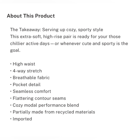 PINK Winter Seamless Classic Leggings Size S Pink Poodle NWT Stretchy - Picture 7 of 8